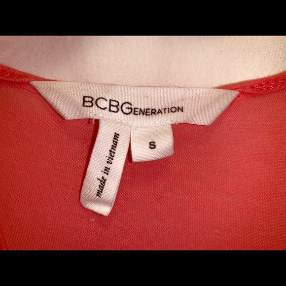 BCBGeneration Coral Racerback Tank :: S - Picture 4 of 4